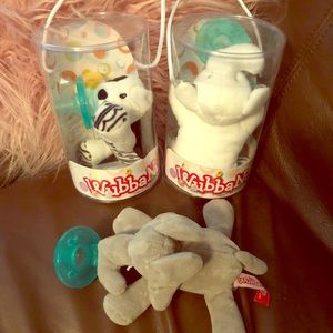 3 BRAND NEW WubbaNub Pacificers